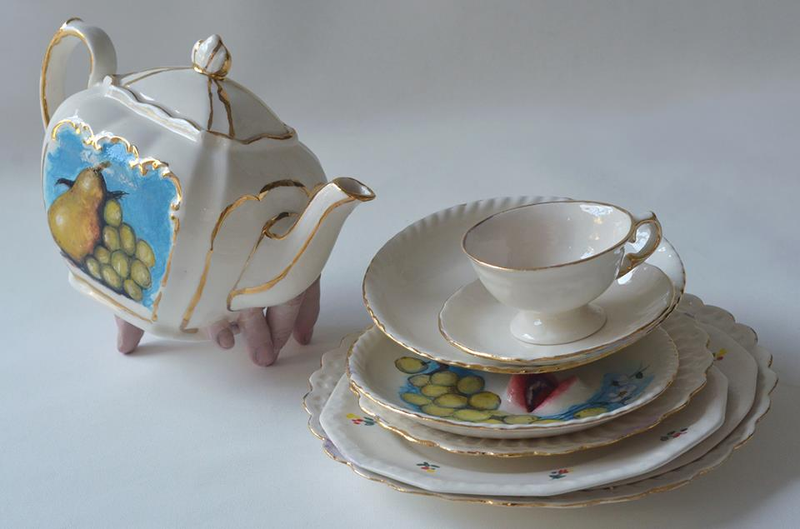 Illustration for article titled Invite Body Parts To Your Next Dinner With This Horrifying Tableware